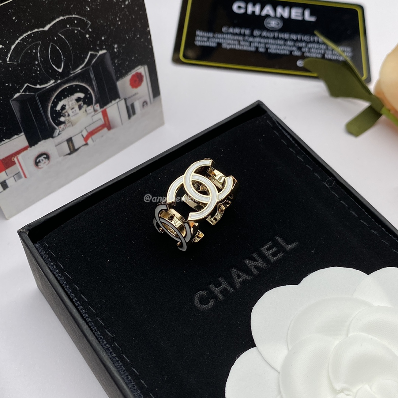 Chanel Cc Gold Ring (5) - www.newkick.org